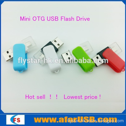 HOT sell Mini OTG usb flash drive, mini OTG stick memory 1gb, 2gb,4gb,8gb,16gb, 2.0mini OTG usb pendrive